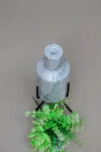 Jarrón de Mármol Estilo Vino, Elegante Decoración Moderna para el Hogar, Jarrón de Cerámica Decorativo para Flores, Centro de Mesa de Lujo - Product Image 4