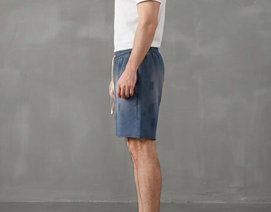 Nouvel Arrivage 2026 Short de survêtement tricoté pour Homme, 100% Coton, Grammage Lourd, Taille Mi-Haute, Écologique, Grande Taille, avec Logo Personnalisé - Product Image 3