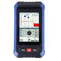 Mini testeur OTDR 1310/1550nm, plage dynamique 24/22dB, réflectomètre à fibre optique 0,5-80km avec OPM VFL et écran tactile
