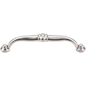 Poignée de meuble design moderne pour cuisine, quincaillerie durable, forme incurvée, nickel poli, pour armoire et commode - Product Image 6