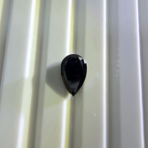 Diamante Negro Sintético de Laboratorio con Certificación IGI, Corte Pera Modificado Brillante de 1 Quilate, Piedra Suelta - Product Image 5