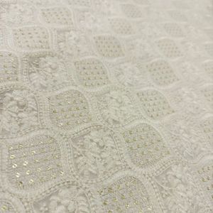 Tissu brodé de qualité supérieure pour vêtements de mode féminine, vêtements de créateurs, robes de soirée, kaftans, abayas, vêtements de mariée - Product Image 5