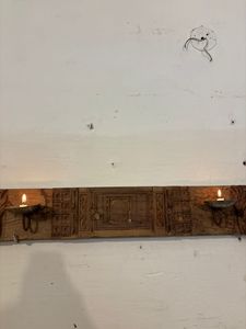 Panel de Madera de Teca Vintage con Grabado Fino, Estilo Moderno de Mediados de Siglo, Artesanía, Decoración de Pared para Hogar u Oficina, Muebles de Exterior - Product Image 5