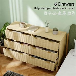 Cómoda de Dormitorio Natural con Almacenamiento para Sala de Estar, para Organización - Product Image 2