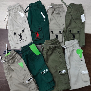 Ropa Infantil de Algodón Twill de Bangladesh para Todas las Temporadas, Ecológica, Casual, de Colores Sólidos, Transpirable, Pantalones Cortos de Verano para Niños - Product Image 3