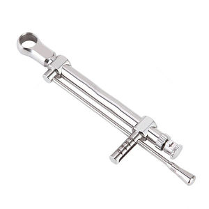 Dental Implant Torque Wrench Ratchet Driver Stainless Steel Professional Surgical Instrument Silver Manual <b>Grip</b> Shuja Surgico - Product Image 1