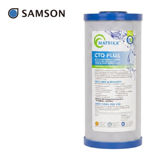 Filtre à bloc de carbone NSF 42 pour purificateur d'eau domestique, 10 pouces, certifié pour la sécurité potable - Product Image 1