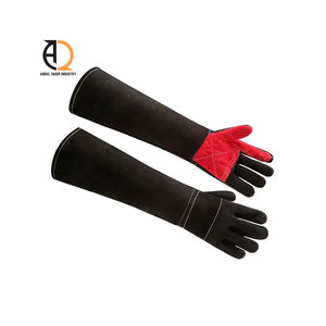 <b>Welding</b> Gloves Heavy Duty Heat Resistant Leather Work Safety Gloves - Product Image 4