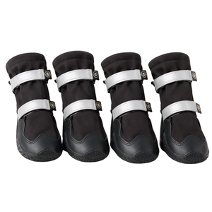 Bottes imperméables pour chien marron avec coque flexible, semelle antidérapante durable, chaussures confortables pour les pattes, pour les promenades quotidiennes et les terrains accidentés - Product Image 6