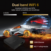 Dispositivo de Streaming MX10 K4 Strong 8K, Internet OTT, 2GB de RAM, 8GB de ROM, el Mejor Dispositivo OTT Inteligente con Android 13