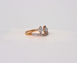 Bague en or jaune massif 14 carats avec diamant de laboratoire rond de 1 carat, bande polie brillante, certifiée IGI GIA, bijoux de fiançailles et de mariage - Product Image 3