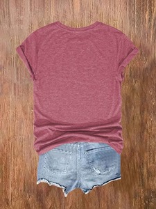 เสื้อยืดคอตตอนพิมพ์โลโก้ตามสั่ง ขายส่ง เสื้อผ้าสตรีทแวร์ลำลอง คอกลม แขนสั้น - Product Image 4