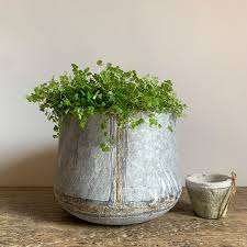 DECORHAAT Meilleure Qualité Galvanisé Métal Intérieur Jardin Décor Vintage Style Usine Directe Planteur Pot Ensemble Maison Sol Plantes - Product Image 5