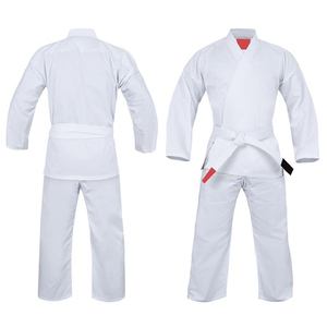 Uniformes de Karate Ligeros y Transpirables de Nuevo Diseño, Unisex, de Algodón Liso, Ropa de Artes Marciales, Trajes de Karate Personalizados para Boxeo - Product Image 1