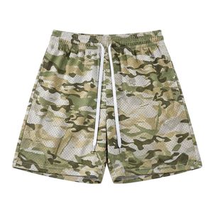 Shorts de sport légers en maille sublimée camouflage désert – Fournisseur professionnel - Product Image 1