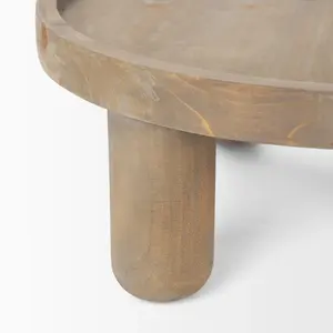 Plateau de service en bois fait main pour les réceptions de fin d'année, plateau en bois massif durable du Royaume-Uni, plateau à café plaqué Zahid, sûr et durable. - Product Image 3