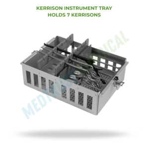 Kerrison <b>Instrument</b> Tray Holds 7 Kerrisons Surgical <b>Instrument</b> Sterilization Tray Kerrison Rongeur Storage Case - Product Image 2