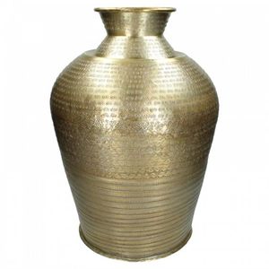 Florero Moderno de Hierro Dorado para Sala de Estar, Elegante Florero de Metal Cónico con Base Cuadrada, Centro de Mesa para Floreros de Lujo - Product Image 5