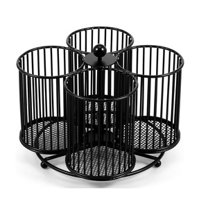 Porte-couverts en acier inoxydable, organisateur et économiseur d'espace à compartiments multiples - Product Image 1