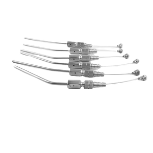 Tube d'aspiration chirurgical dentaire DIVIED INTERNATIONAL CE Frazier en acier inoxydable, collecteur d'os manuel haute efficacité - Product Image 1