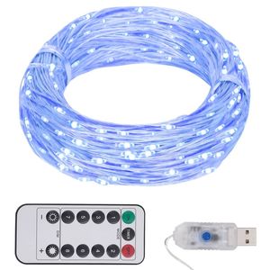 Guirlande LED bleue de 98.4 'avec 300 LEDs pour éclairage décoratif - Product Image 1