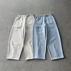 Conjunto Deportivo Clásico Holgado de Gran Tamaño, Sudadera de Manga Larga de Felpa de Algodón de 500 g/m² y Pantalones Deportivos Holgados con Bolsillos Laterales - Product Image 2