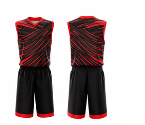 Wholesale Basketball Uniform Full Sublimation Custom Sports Apparel for Dry Breathable Polyester Jersey And Shorts For <b>Men</b> Women - Product Image 2