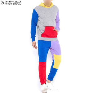 ชุดวอร์มผู้ชายคุณภาพพรีเมียม ดีไซน์โดดเด่น สีตัดกันสวยงาม พร้อมโลโก้ของคุณเอง ราคาขายส่งจากซัพพลายเออร์ที่เชื่อถือได้ - Product Image 3