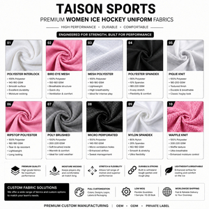 Maillot de hockey sur glace pour hommes, 160 GSM, polyester tricoté respirant, col en V, sangle réglable, bleu et blanc, panneau sublimé, maillot d'équipe personnalisé - Product Image 2