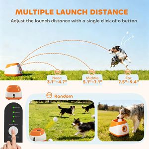 Lanciatore di Palline Interattivo di Lusso per Cani, Design Moderno, Colore Solido, Giocattolo Interattivo per Animali Domestici - Product Image 4