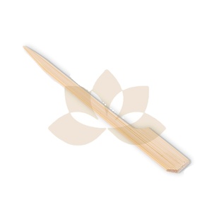 Brochette de barbecue à palette biodégradable brochette de pistolet en bambou jetable hamburger bâtons de bambou 4'5'6 pouces - Product Image 3