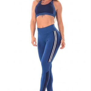 Conjunto de Yoga para Mujer, de la Mejor Calidad, Texturizado, con Costuras Sólidas, Estampado Digital, 2 Piezas, Transpirable, Cintura Alta - Product Image 1