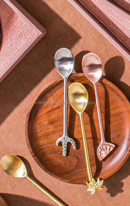 Wholesale 304 Different Handle Design Tea <b>Coffee</b> <b>Spoon</b> in Multicolor - Product Image 5
