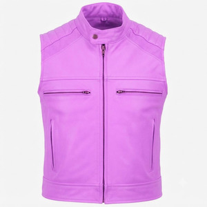 WELCOME & CO Best Edition Mens Winter Leather Vest New Quality Low Rate Breathable Waterproof Casual Design Custom OEM Service - Product Image 1