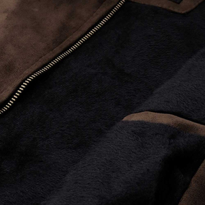 Premium Quality Brown <b>Suede</b> Leather Biker <b>Jacket</b> For Men Slim Fit Vintage Motorcycle Coat Exclusive Custom Winter Outerwear - Product Image 5