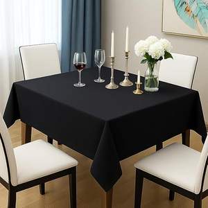 Mantel de Algodón para Mesa de Comedor de 4 Plazas (48 x 62 Pulgadas), Cubierta de Mesa Duradera, Reutilizable, para Mesas de Comedor Familiares, Suave y Lavable - Product Image 6