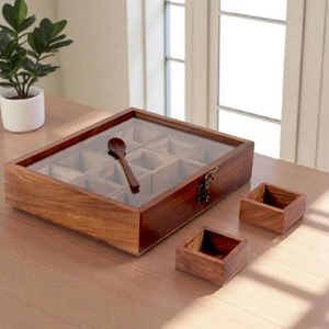 Wooden Storage Organizer Box for Home and Office Use Eco-Friendly Wooden Desktop Storage Organizer Box - Product Image 3