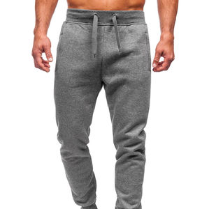 Pantalon de jogging décontracté en toile pour homme, coupe slim, poches zippées, bas étroit, en coton premium léger et élastique - Product Image 1