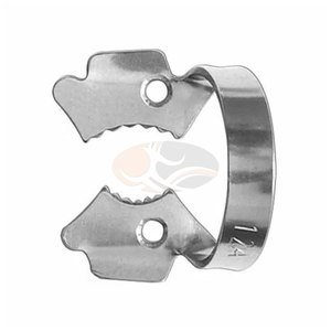 แคลมป์ยางกันน้ำลายสำหรับงานทันตกรรม เครื่องมือสำหรับแยกฟัน รักษาคลองรากฟัน แคลมป์สแตนเลสสำหรับมืออาชีพ - Product Image 2