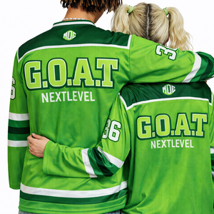 Maillot de football américain personnalisé tendance à manches longues pour hommes, en polyester sublimé, uniforme d'équipe, fabrication en gros sous marque privée OEM - Product Image 5