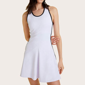 Jupe de tennis très extensible pour femme, vêtements de sport, tenue de compression pour le tennis, robe de tennis une pièce tendance pour le yoga, personnalisable de qualité supérieure - Product Image 1