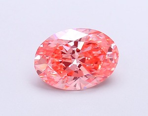 Diamant rose fantaisie de 1,65 carat, ovale, cultivé en laboratoire, CVD, clarté VS2, excellente taille, diamant rose éthique non monté - Product Image 6