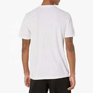 Custom Logo Label 100% Cotton Pattern Formal Men's O-Neck Loose Fit T-shirts 230 Gram Anti-Pilling Extra Soft Feel Breathable - Product Image 2