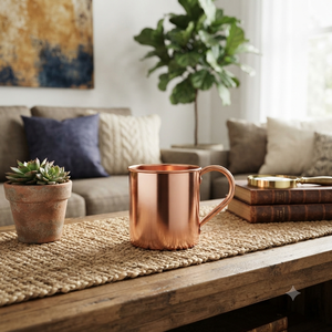 Vente en gros de tasses à Moscow Mule en cuivre pur, fabriquées à la main, pour cocktails, bière, café, boissons, articles de bar haut de gamme, fournisseur d'usine OEM ODM - Product Image 3