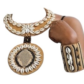 CRYSTAL CRAFT Colorful Ethnic Bohemia Wood African Jewelry <b>Set</b> for Women Multi-Layer <b>Beaded</b> Necklace for - Product Image 3