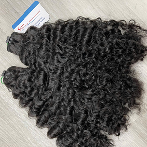Oferta: Cabello Humano Vietnamita 100% Natural, Negro, Rizado Birmano, en Paquetes, Sin Caída, Sin Enredos - Product Image 5