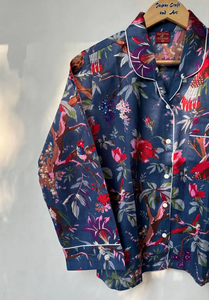 ชุดนอนผู้หญิงลายเสือพิมพ์ลาย Naaz Textile ชุดนอนลำลองฤดูร้อน ผ้าฝ้ายนุ่ม ระบายอากาศได้ดี ความยาวระดับเข่า - Product Image 3