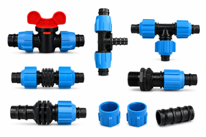 Vietdrip PVC Virgin Plastic Garden Water Connector 25mm Barb Quick Connect Straight Reducer for Agricultural Irrigation 1-4 <b>bar</b> - Product Image 4