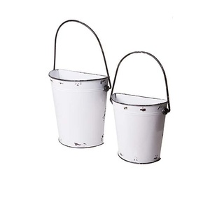Fresh Selling <b>Wall</b> Mounted Galvanized Planter And Flower Vases Indoor <b>Decorative</b> Flower Pots Hanging Planters - Product Image 1