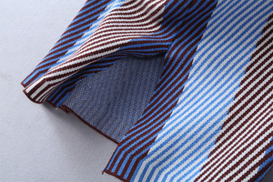 Autumn Winter Fashion Sweater Sets Women Striped Patterns Knitted Jumpers Mid-Calf Length Knit <b>Skirt</b> Suit Casual Knitwear - Product Image 4